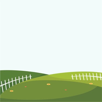Illustration of beautiful field. vector
