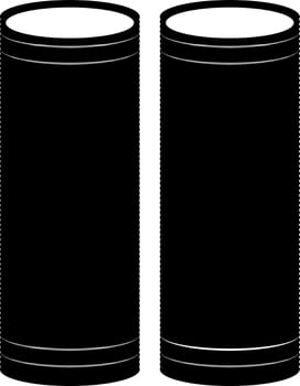 Oil can in flat style. vector