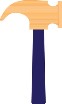 Hummer made by blue and yellow color. vector