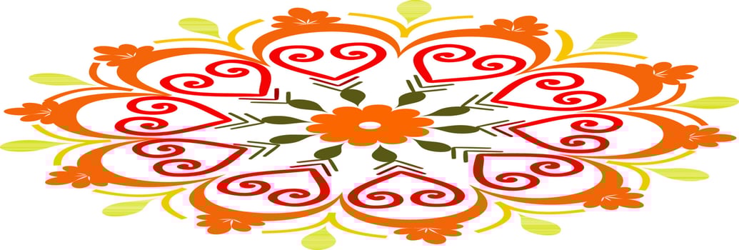 Abstract design pattern in flat style. vector