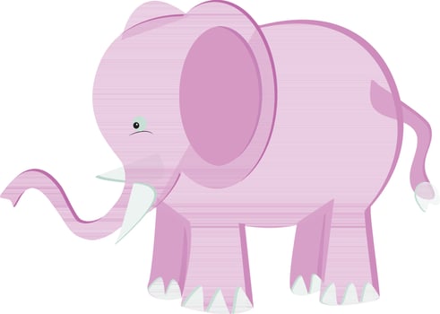 Cute cartoon animal character. vector