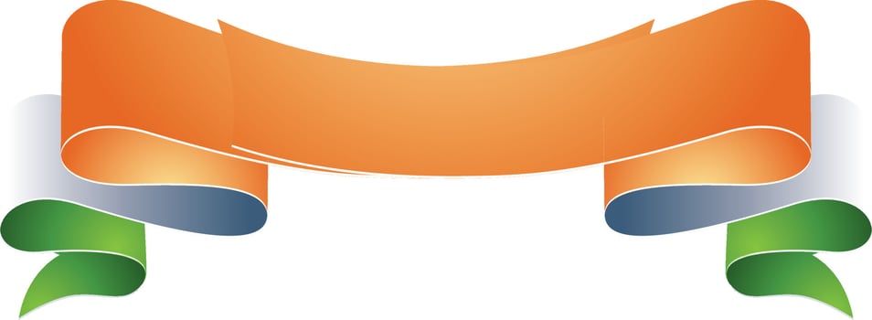 Beautiful shiny ribbon banner in tricolor. vector