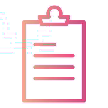 clipboard in flat design style vector