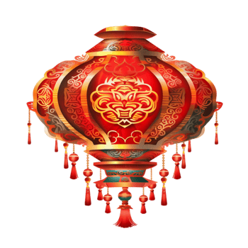 Chinese New Year Lantern Concept png