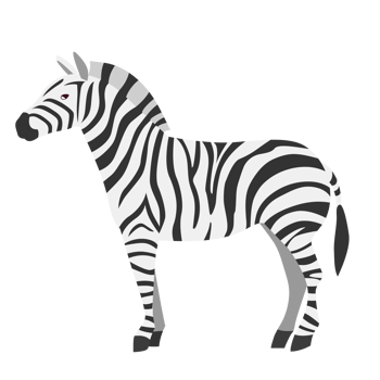 Zebra cute cartoon png