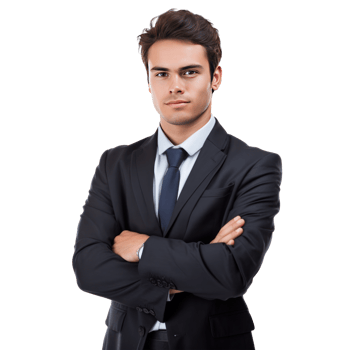 Businessman isolated. Illustration png