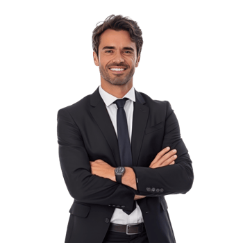 Businessman isolated. Illustration png