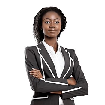 Business woman isolated. Illustration png