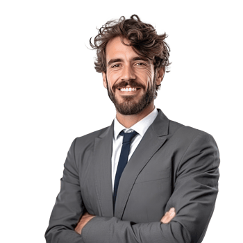 Businessman isolated. Illustration png