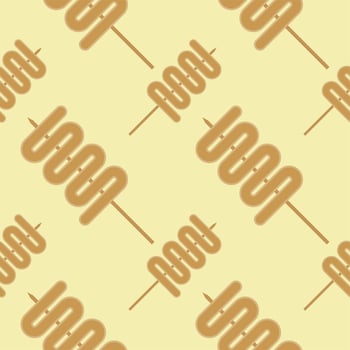 oden or odeng seamless pattern vector illustration