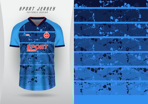 Background for sports jersey, soccer jersey, running jersey, racing jersey, dark blue pattern with design. vector