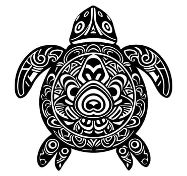 set of Polynesian elements, icon, glyph, vector, isolate, silhouette, totem, tattoo vector