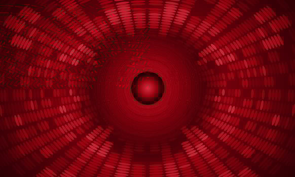 Modern Holographic Globe on Technology Background vector