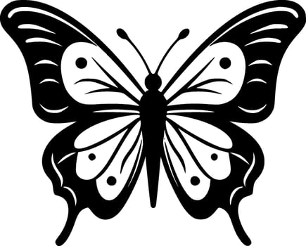 Butterflies - Minimalist and Flat Logo - Vector illustration