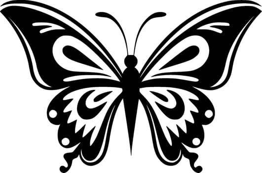 Butterfly - Minimalist and Flat Logo - Vector illustration