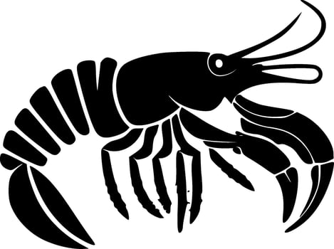Crawfish - High Quality Vector Logo - Vector illustration ideal for T-shirt graphic