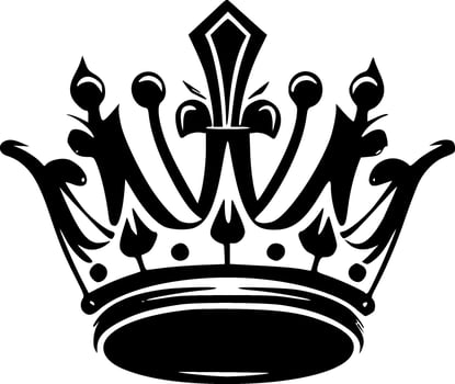 Crown - Minimalist and Flat Logo - Vector illustration