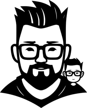 Dad - High Quality Vector Logo - Vector illustration ideal for T-shirt graphic