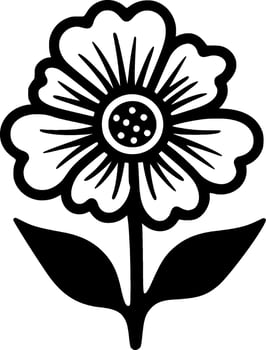 Flower - High Quality Vector Logo - Vector illustration ideal for T-shirt graphic