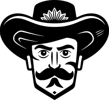 Mexico, Minimalist and Simple Silhouette - Vector illustration