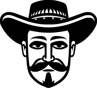 Mexico, Minimalist and Simple Silhouette - Vector illustration