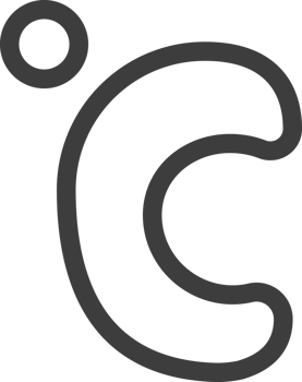 Celsius thin line icon, Weather icon set. png