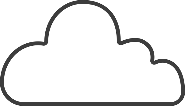 cloud thin line icon, Weather icon set. png