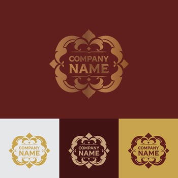 Logo Thai art traditional concept design background vector