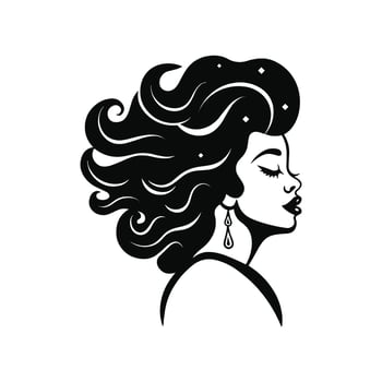 Beautiful girl vector illustration