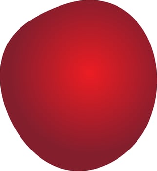 Illustration of red berry. vector