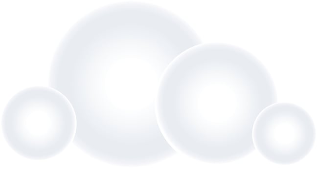 Glossy Cloud on White Background. vector