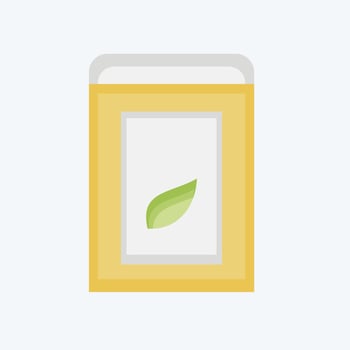 Icon Tea Box. related to Tea symbol. flat style. simple design editable. simple illustration. green tea vector