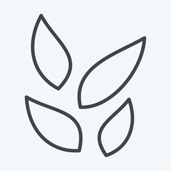 Icon Leaf Tea. related to Tea symbol. line style. simple design editable. simple illustration. green tea vector