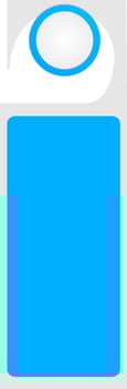 Flat infographic element for Business. vector