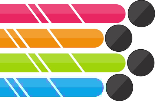 Colorful infographic element for Business. vector