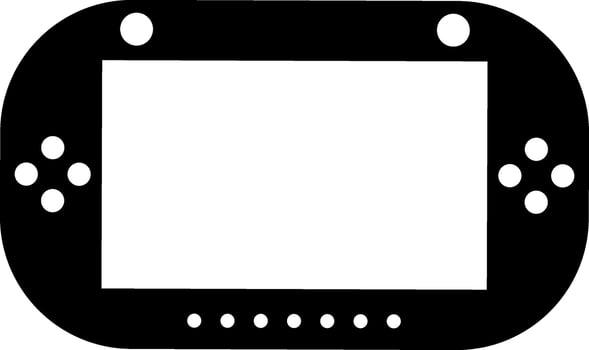 Game controller in flat style. vector
