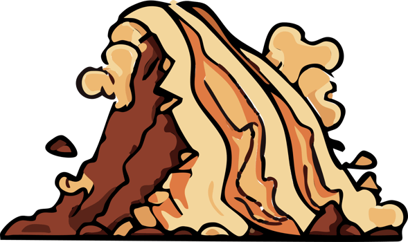 landslide png graphic clipart design