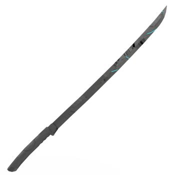 3D Rendering Of Katana Weapon png