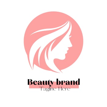 Beauty salon logo vector design illustration, brand identity emblem