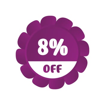 special price offer label sticker, discount symbol gradation color. vector illustration for sales promo, marketing, web advertising.