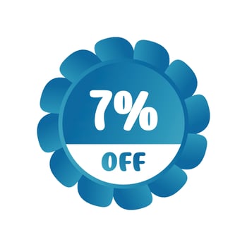 special price offer label sticker, discount symbol gradation color. vector illustration for sales promo, marketing, web advertising.