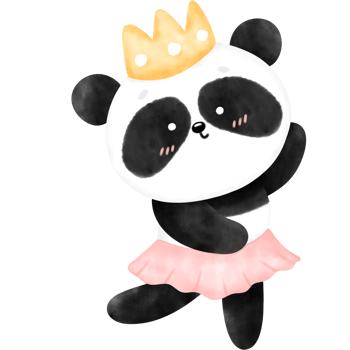 Cute Panda, Panda, Watercolor panda, panda illustration png
