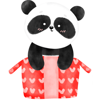 Cute Panda, Panda, Watercolor panda, panda illustration png