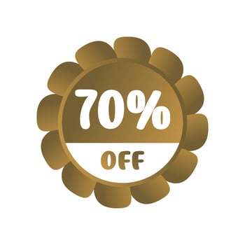 special price offer label sticker, discount symbol gradation color. vector illustration for sales promo, marketing, web advertising.