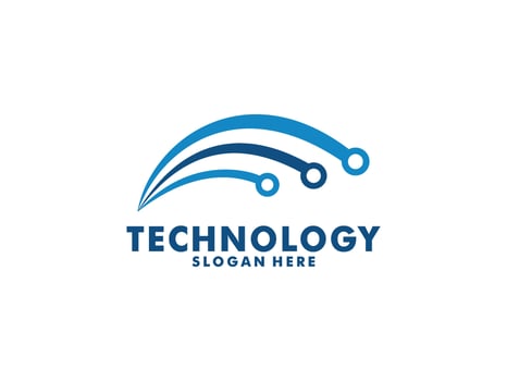 Technology logo designs concept vector, Network Internet logo symbol, Digital Wire logo vector