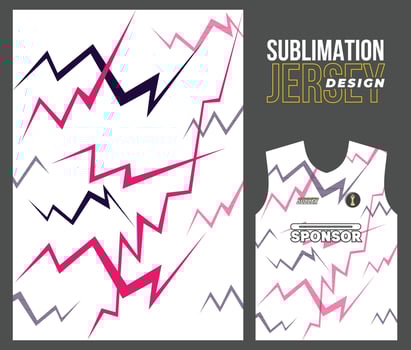 Tshirt Jersey Print Racing Sport vector