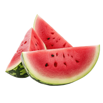 Fresh watermelon isolated. Illustration png