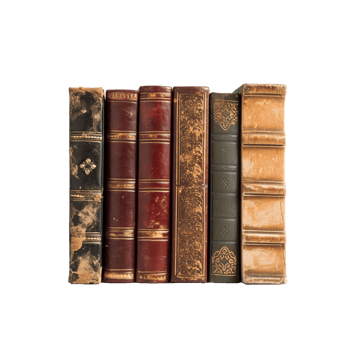 Books stock png ai generative