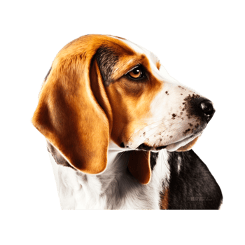 cute dog png  AI generative