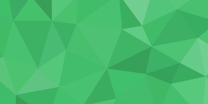 abstract emerald green geometric background with triangles vector